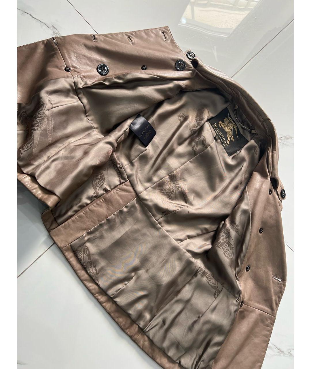 BURBERRY Кожаная куртка, фото 4