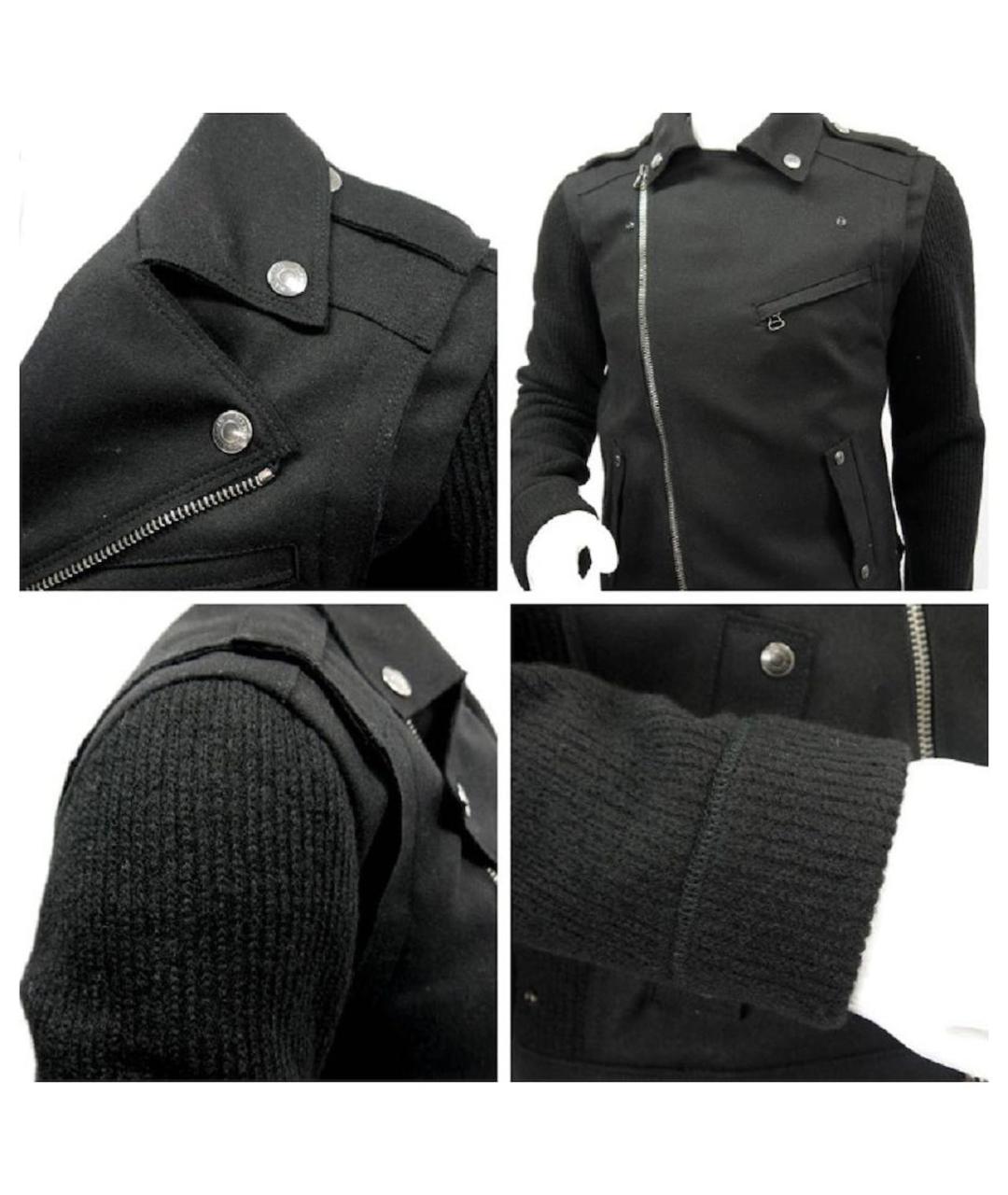 PIERRE BALMAIN Черная шерстяная куртка, фото 2
