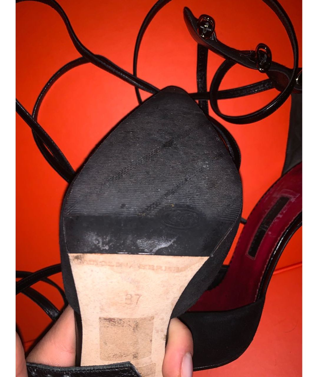 CAROLINA HERRERA Черные замшевые туфли, фото 2