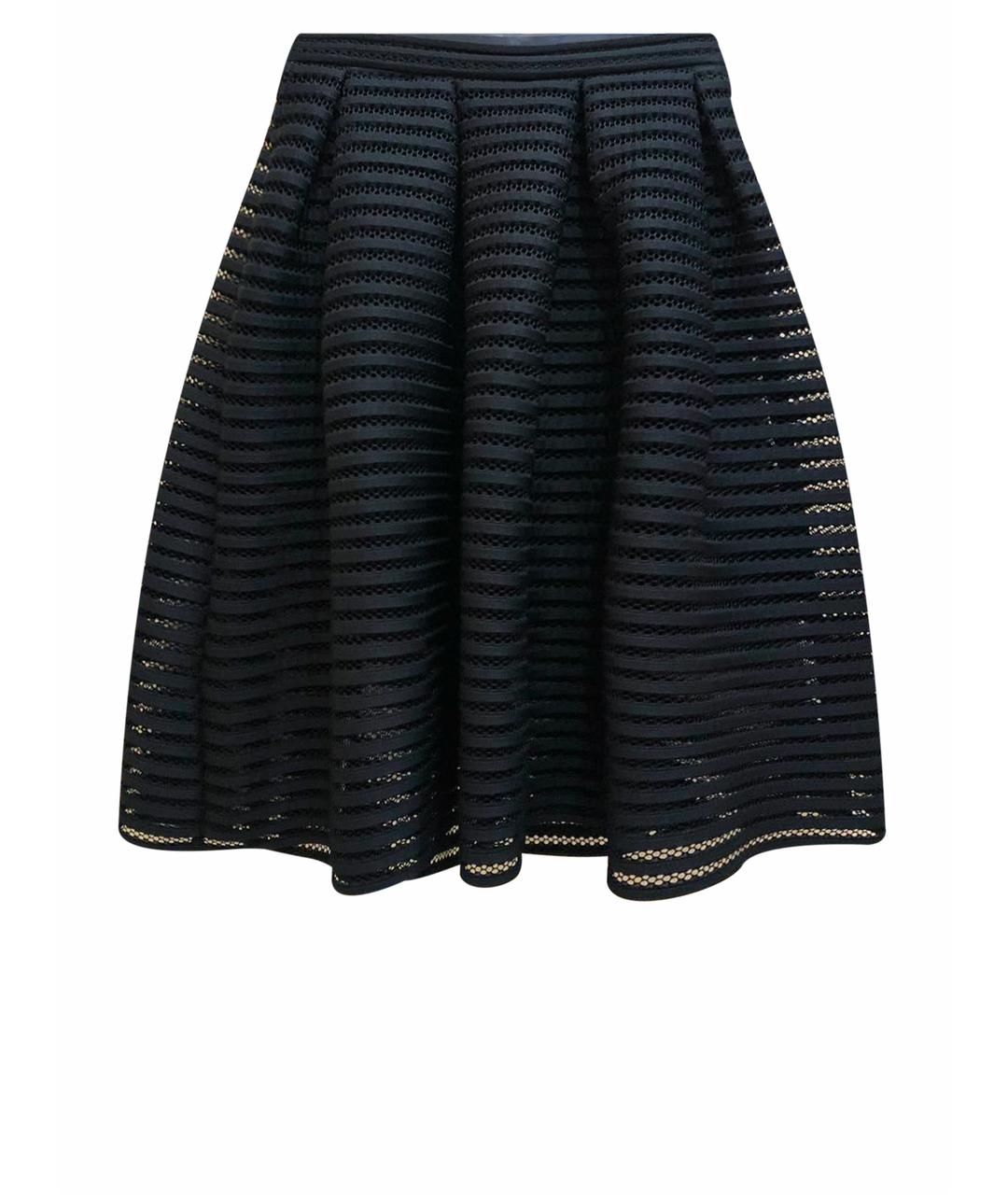 MAJE Черная полиэстеровая юбка миди, фото 1