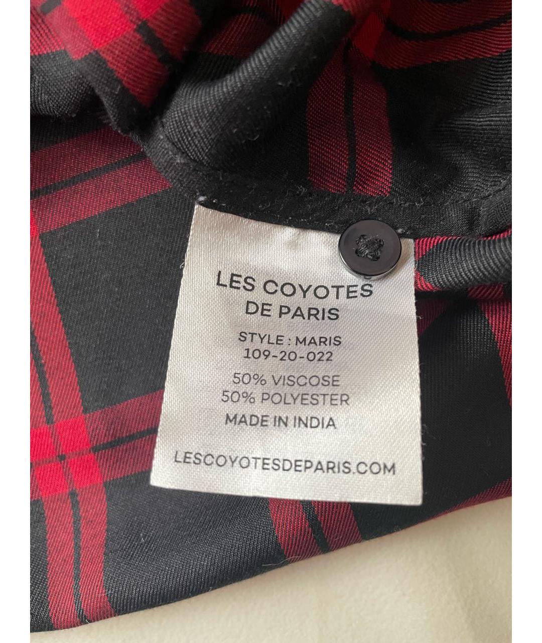 LES COYOTES DE PARIS Мульти вискозная рубашка/блузка, фото 4