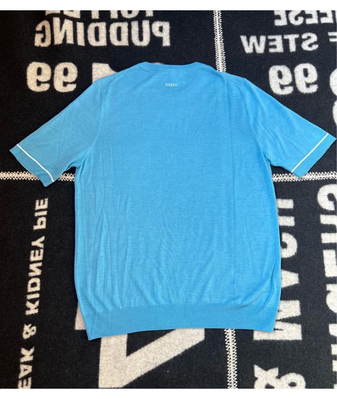 ZILLI Голубая футболка, фото 2