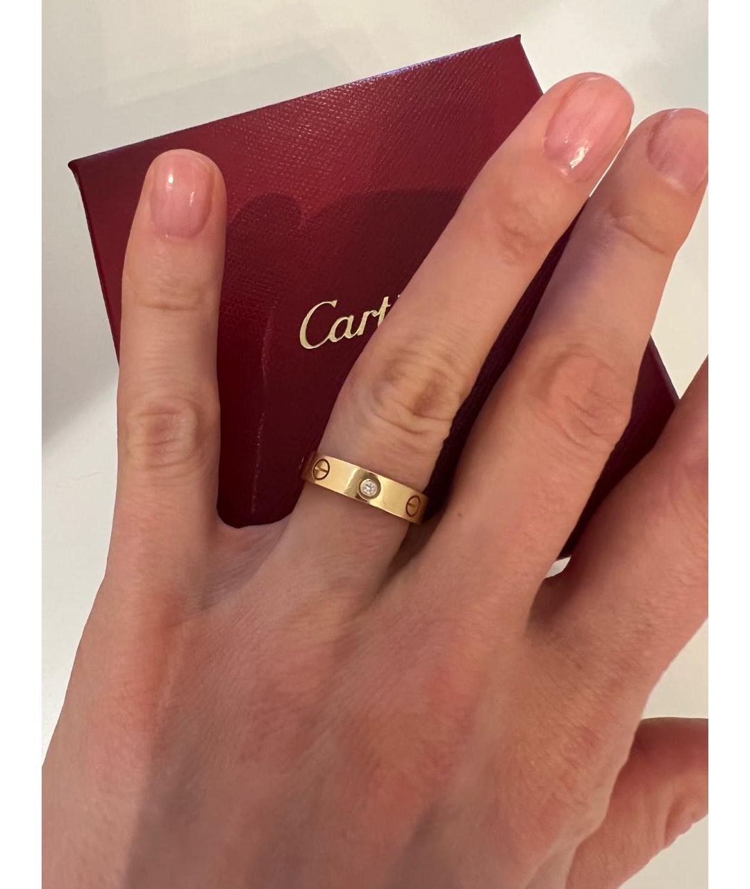 CARTIER Желтое кольцо из желтого золота, фото 2