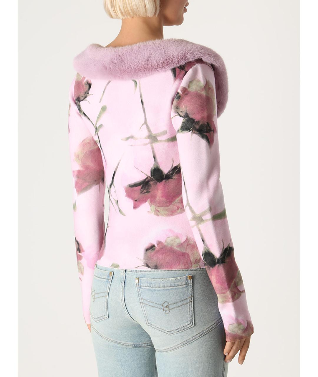 BLUMARINE Розовый кардиган, фото 3