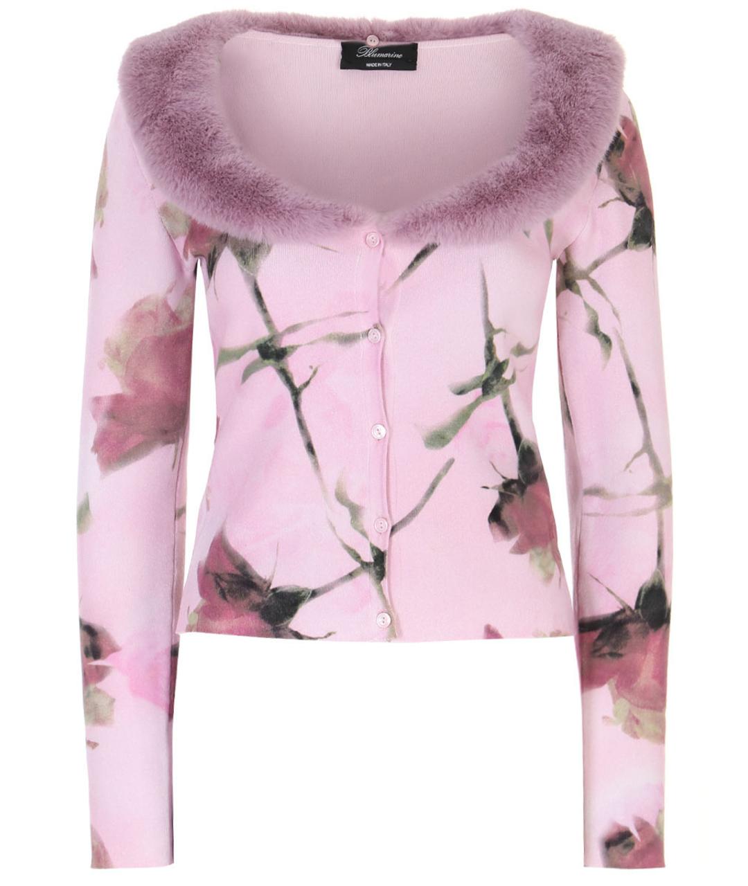 BLUMARINE Розовый кардиган, фото 1