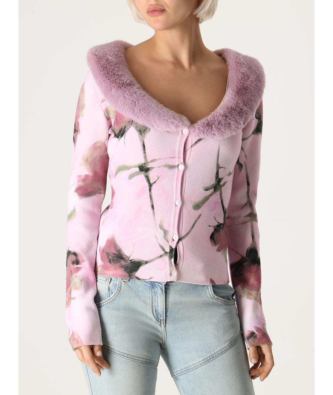 BLUMARINE Розовый кардиган, фото 4