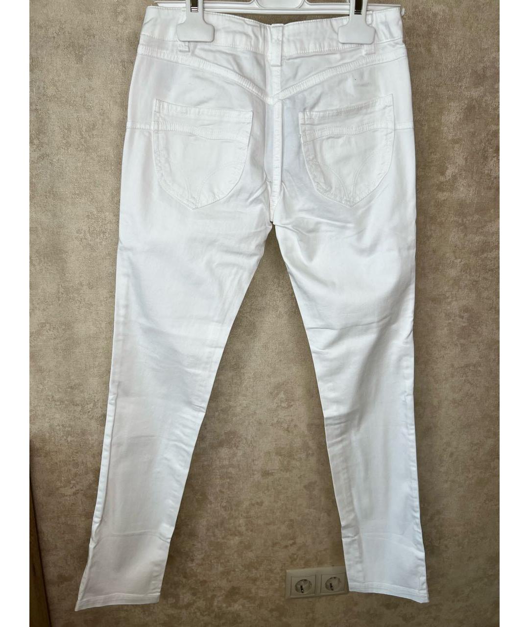 TRUSSARDI Белые хлопковые брюки и шорты, фото 4