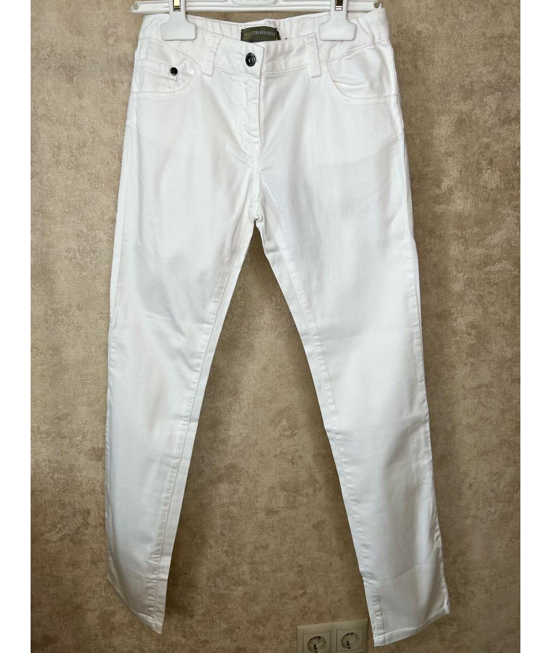 TRUSSARDI Белые хлопковые брюки и шорты, фото 7