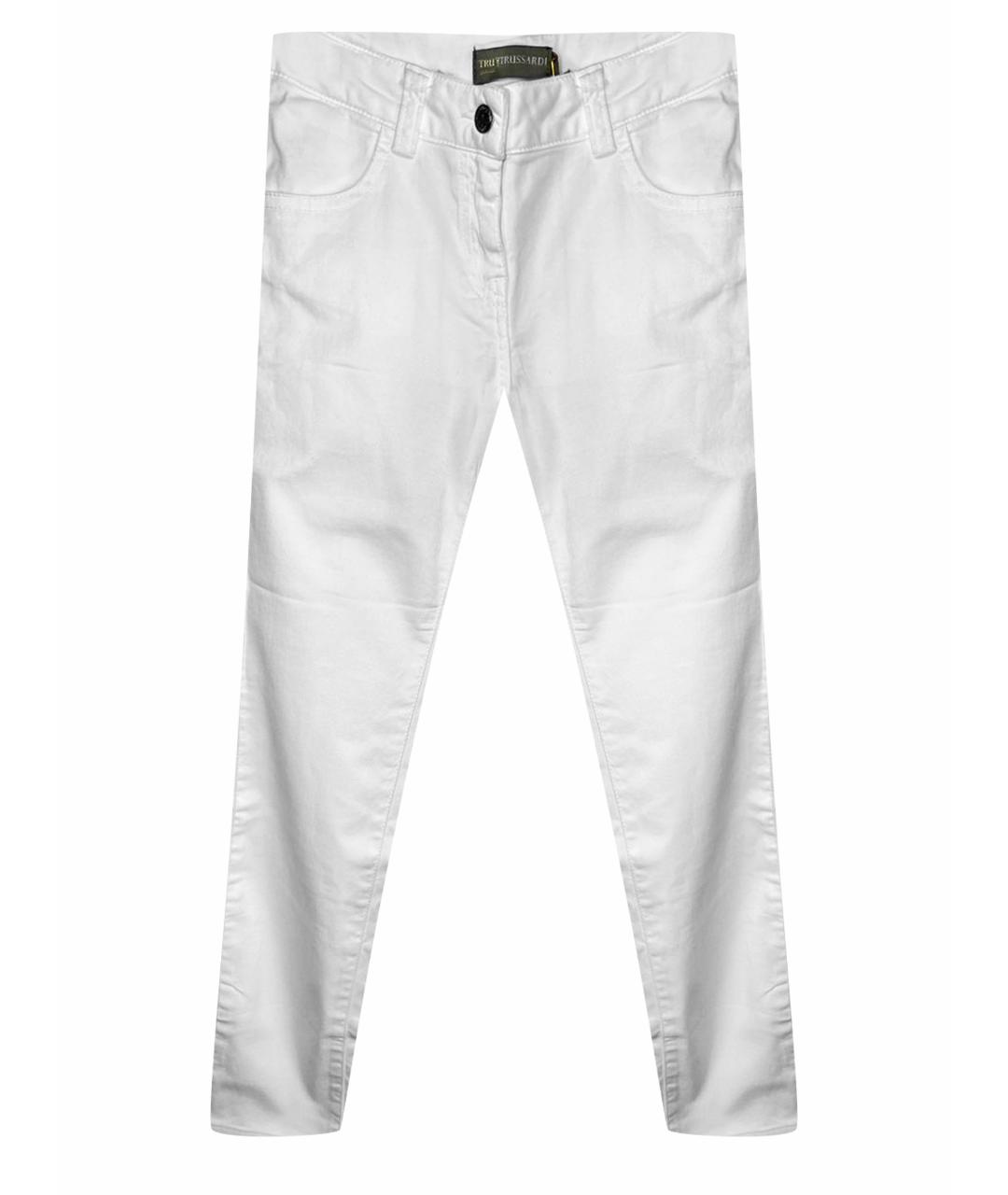 TRUSSARDI Белые хлопковые брюки и шорты, фото 1