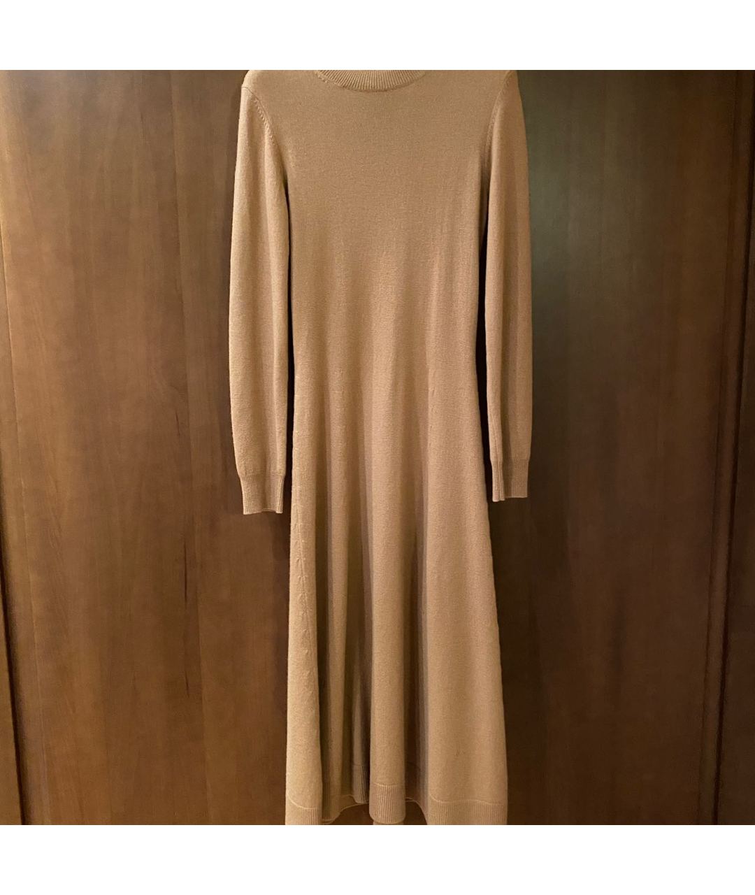 MICHAEL KORS Коричневое кашемировое платье, фото 9
