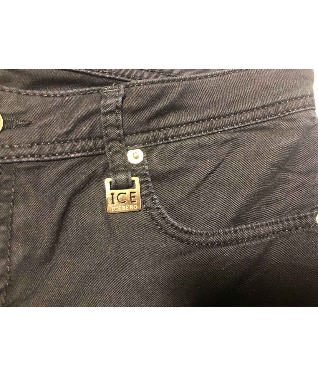 DSQUARED2 Черные хлопковые прямые джинсы, фото 5