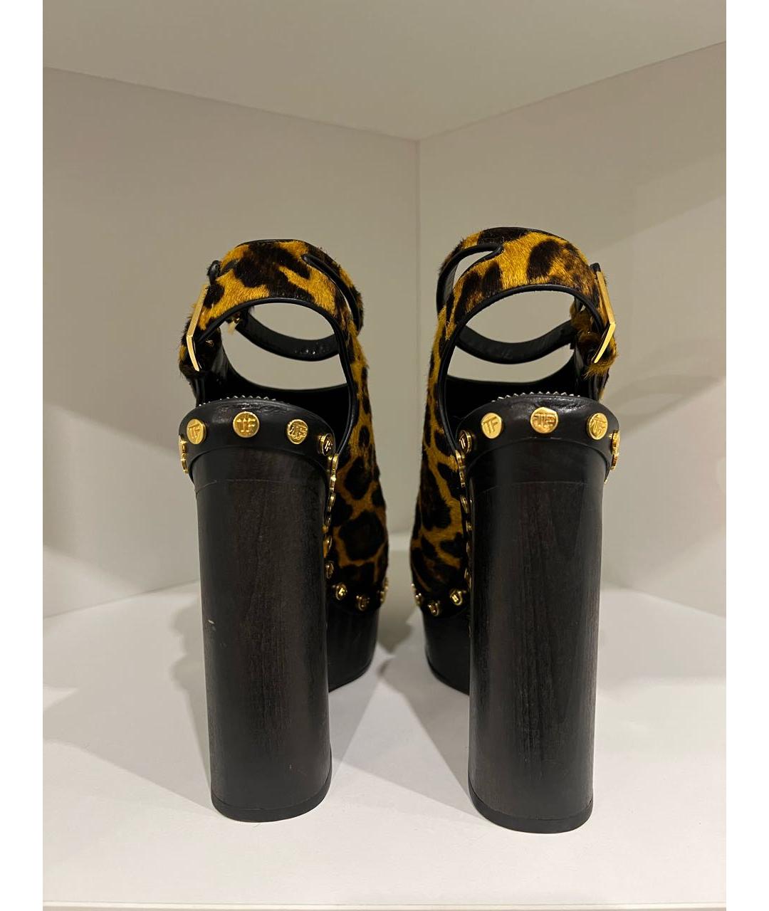 TOM FORD Кожаные босоножки, фото 4