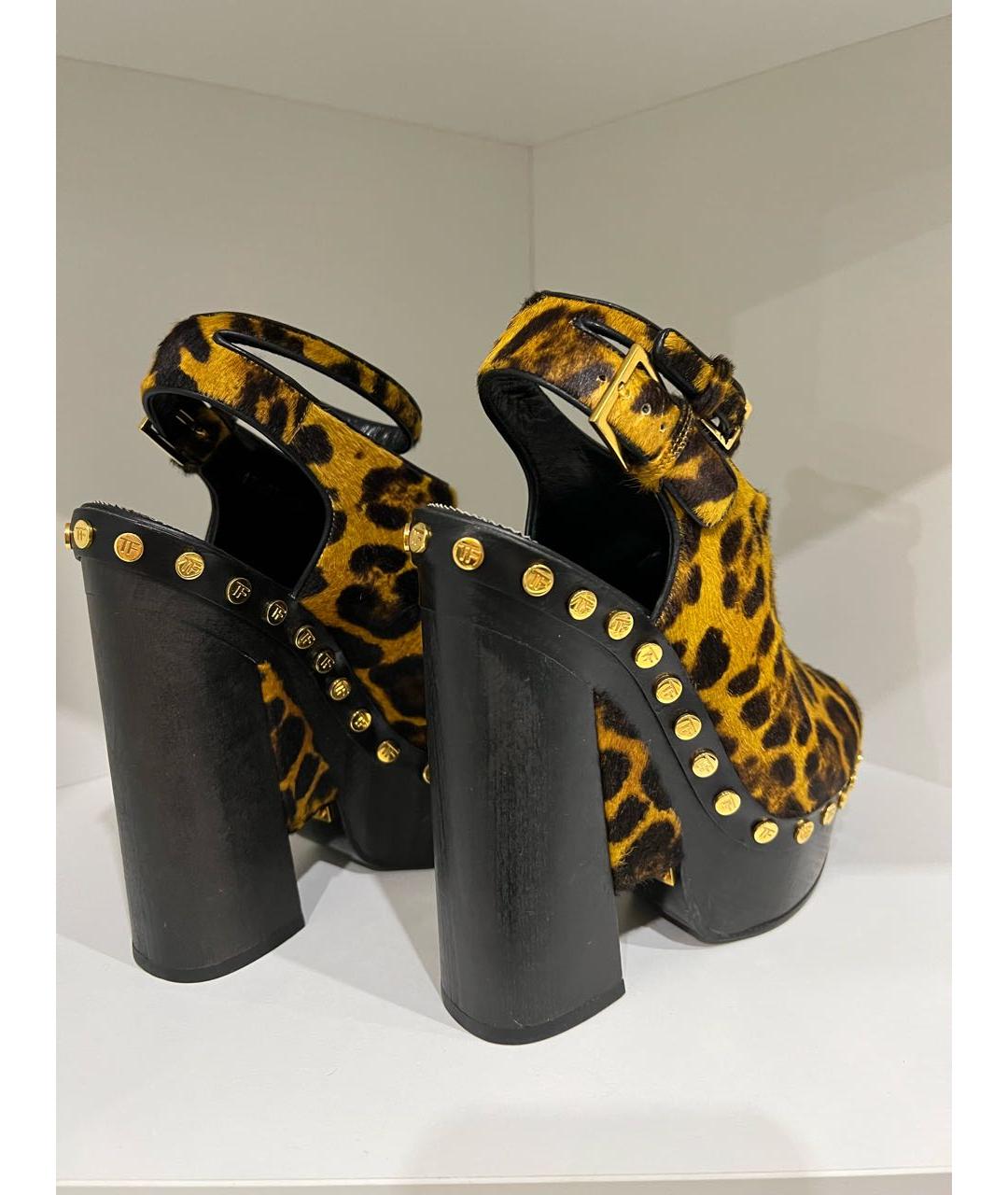 TOM FORD Кожаные босоножки, фото 5