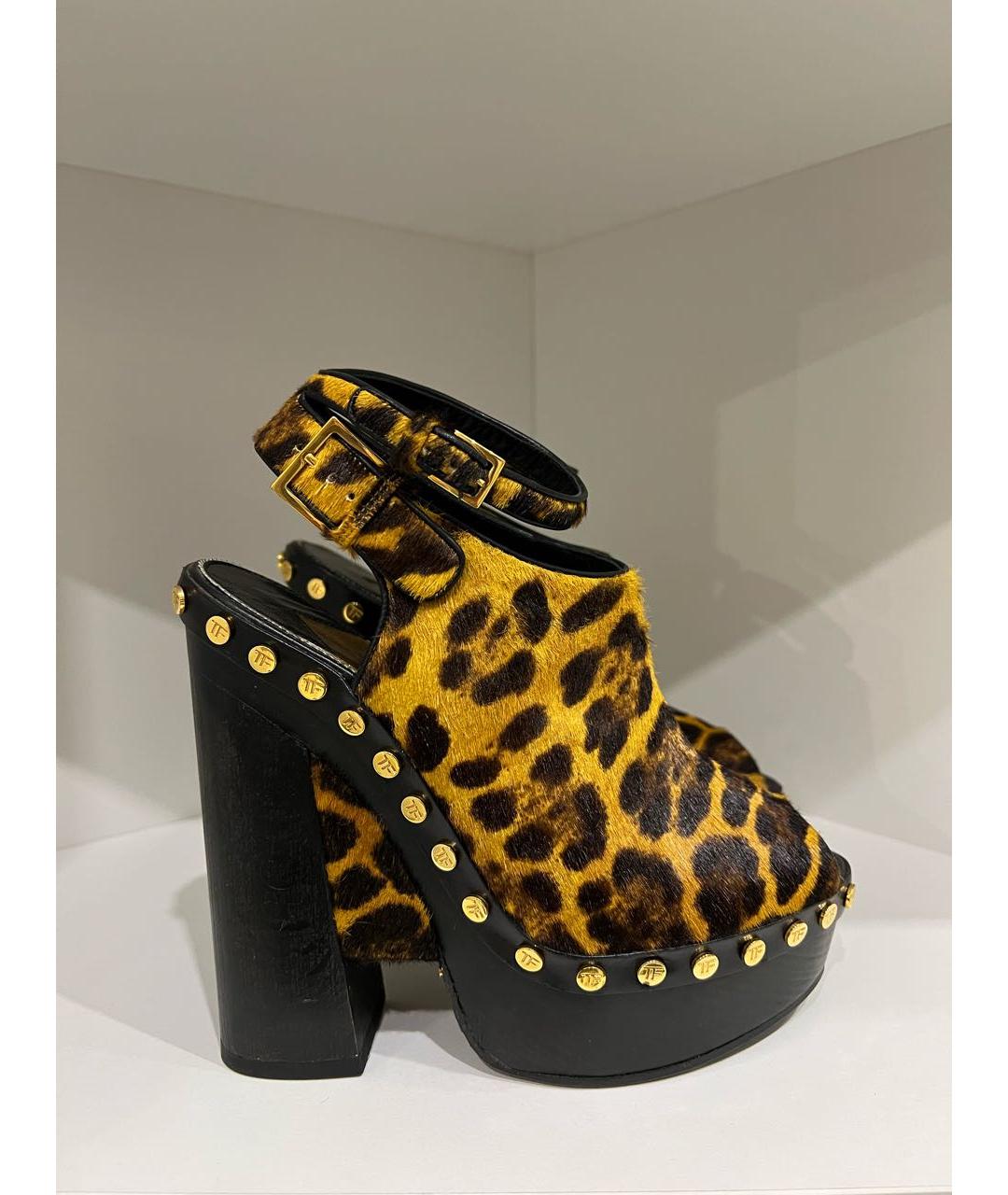 TOM FORD Кожаные босоножки, фото 8