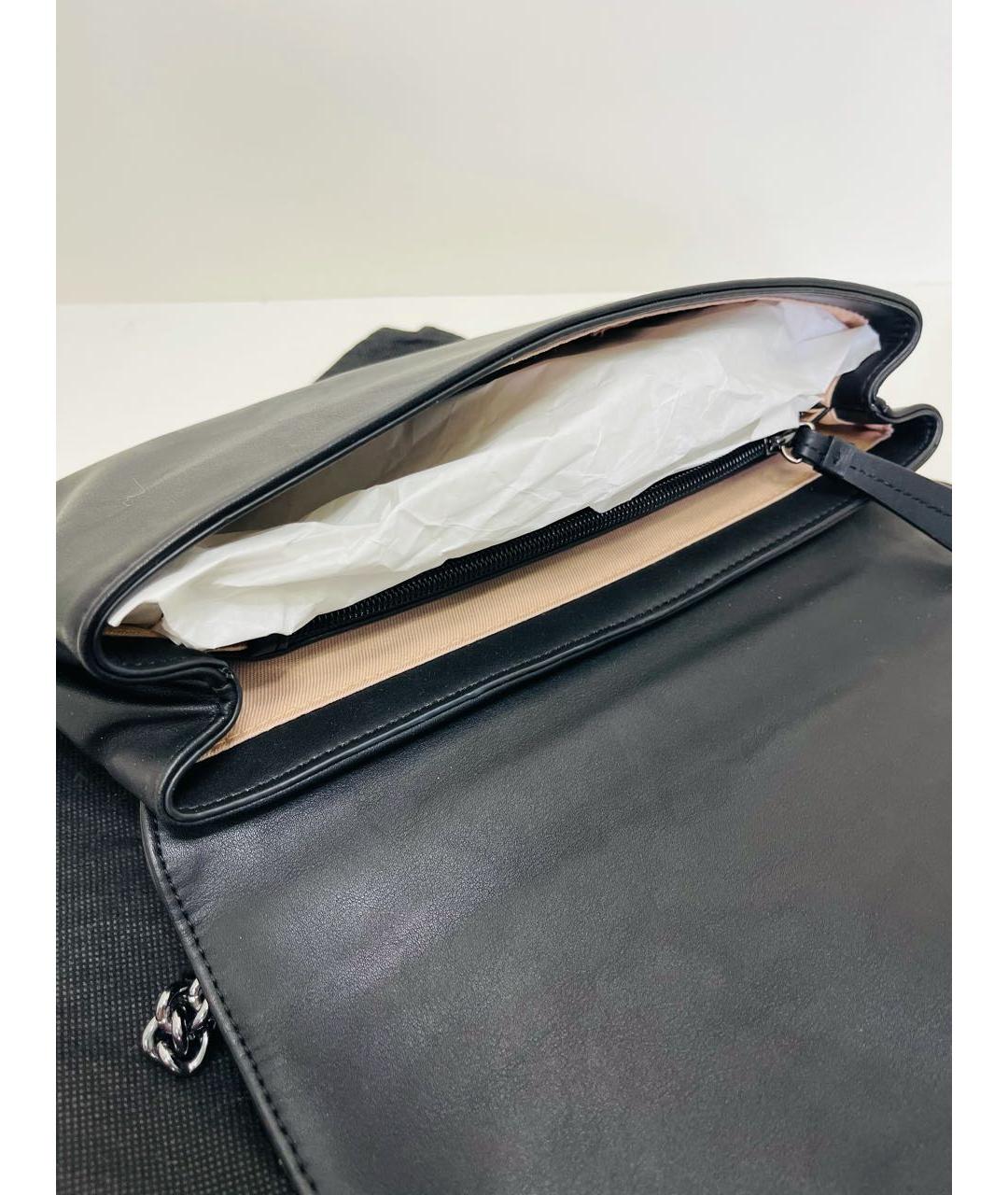 TWIN-SET Черная сумка через плечо из искусственной кожи, фото 6
