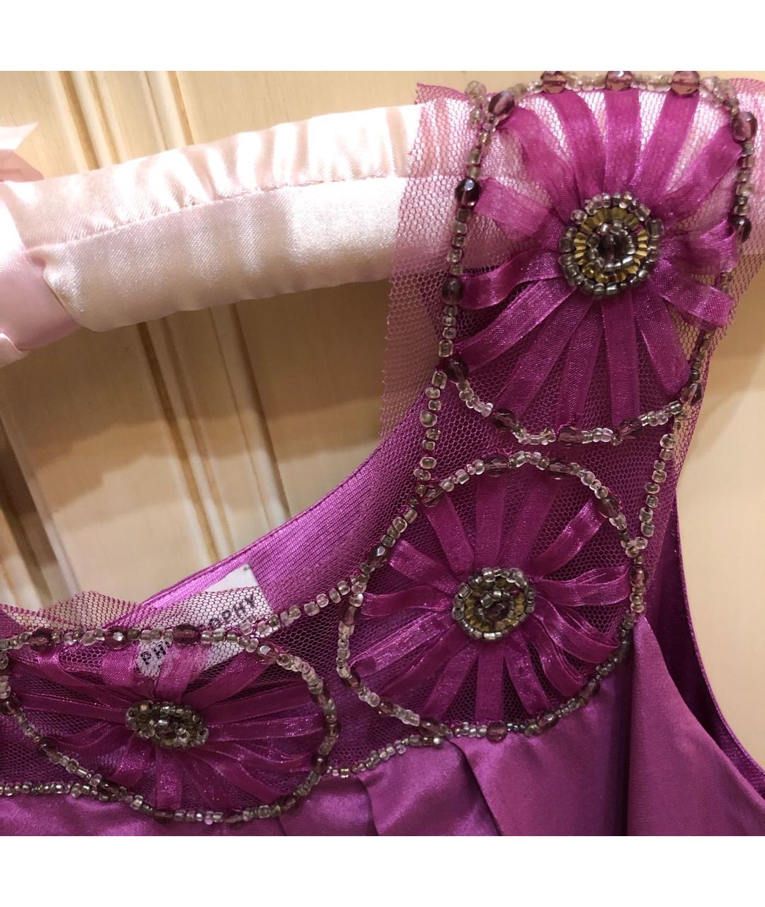 PHILOSOPHY DI ALBERTA FERRETTI Фиолетовое шелковое коктейльное платье, фото 4