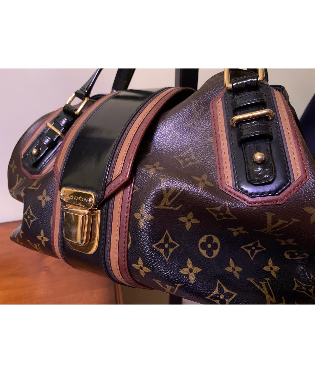 LOUIS VUITTON Кожаная сумка с короткими ручками, фото 2