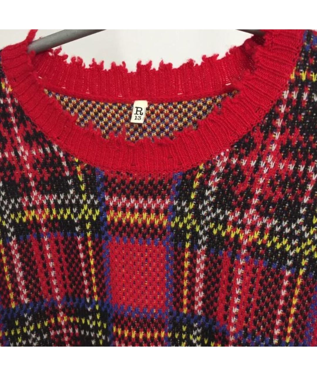 R13 Красный шерстяной джемпер / свитер, фото 2