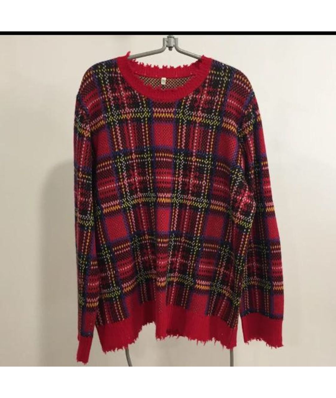 R13 Красный шерстяной джемпер / свитер, фото 6