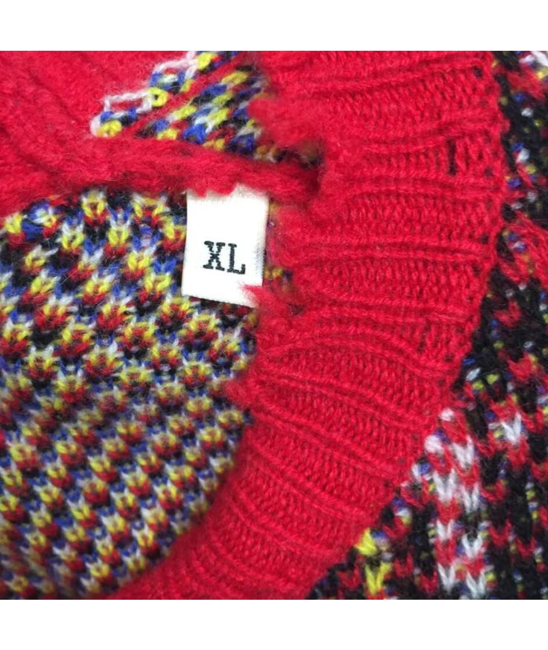 R13 Красный шерстяной джемпер / свитер, фото 4