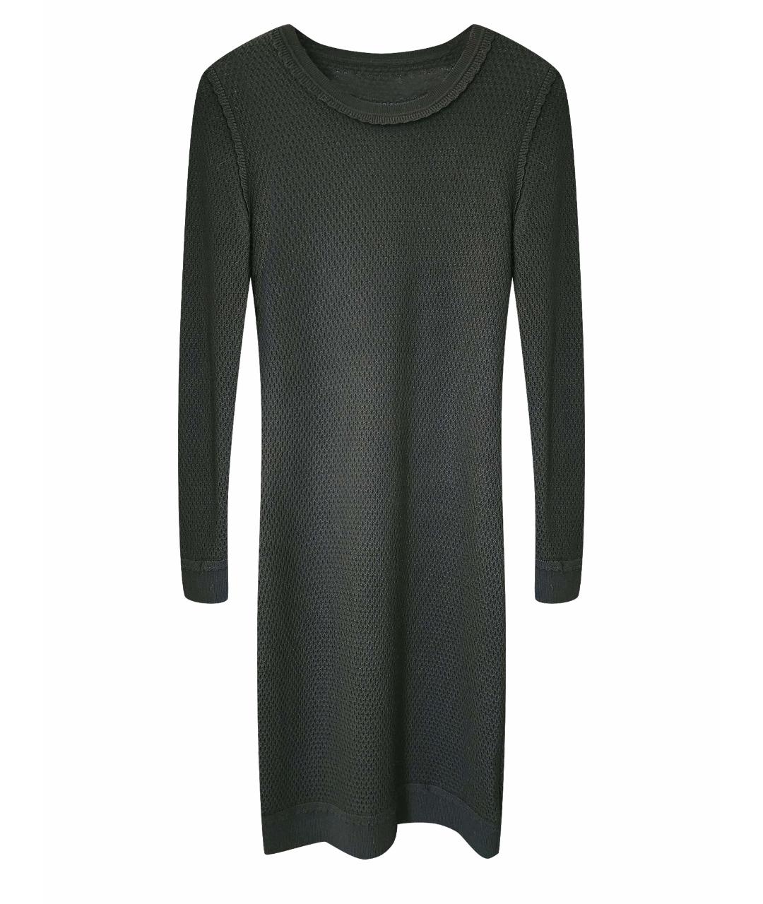 MICHAEL KORS Антрацитовое шерстяное повседневное платье, фото 1