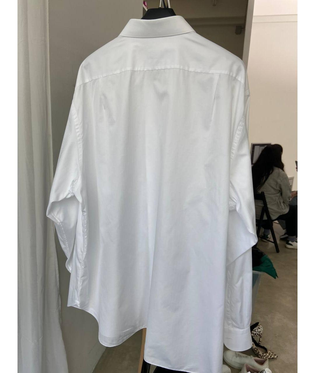 BRIONI Белая хлопковая классическая рубашка, фото 2