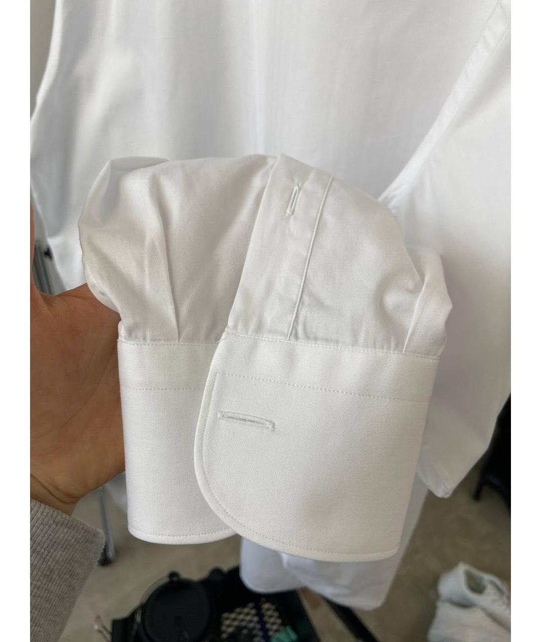 BRIONI Белая хлопковая классическая рубашка, фото 4