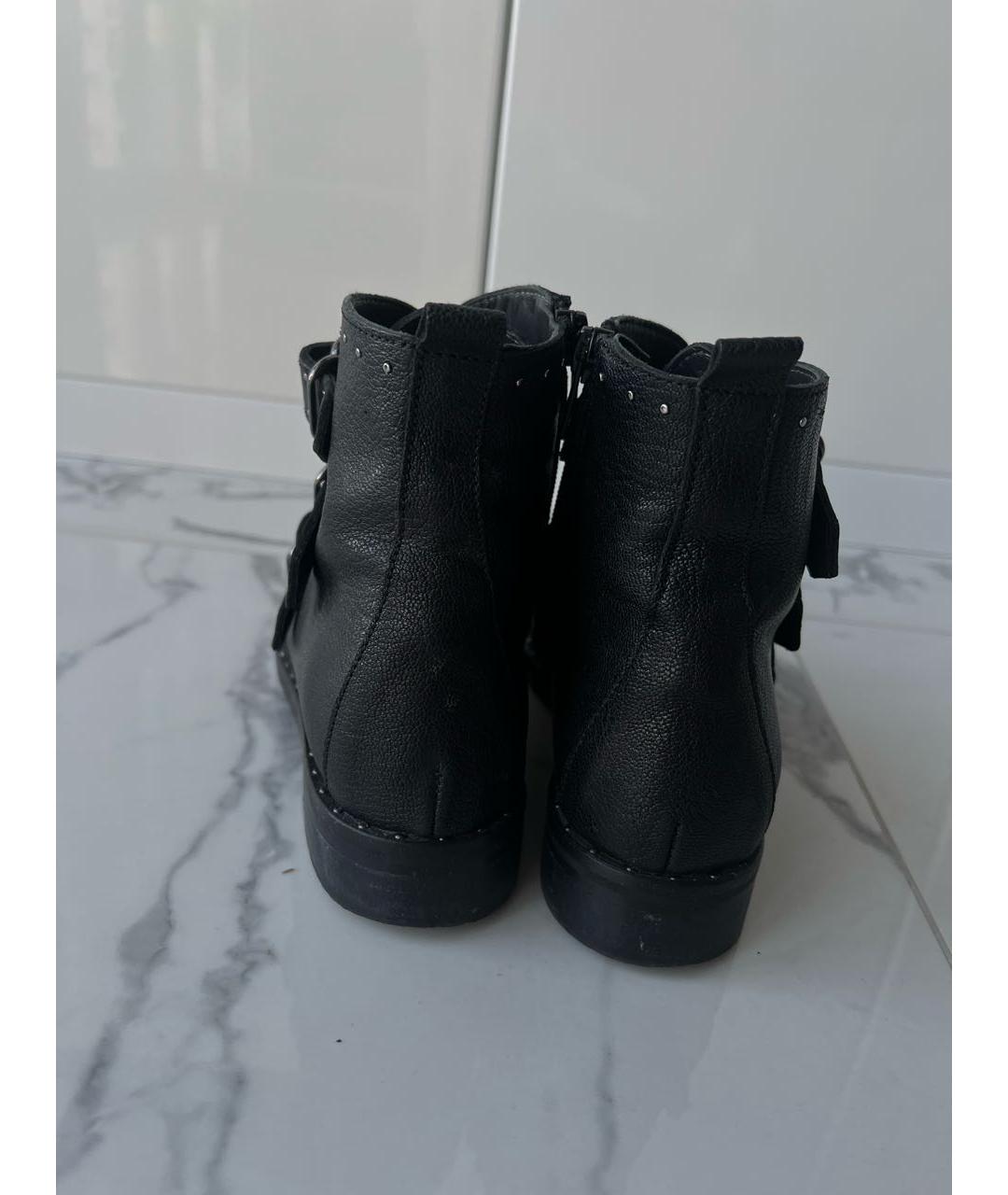 Principe di Bologna Черные кожаные ботинки, фото 4