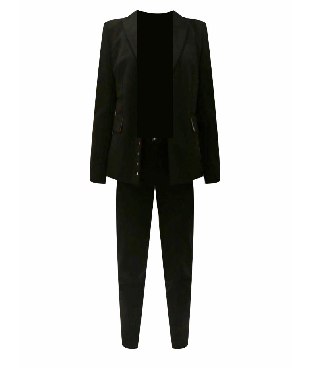 VDP Черный вискозный костюм с брюками, фото 1