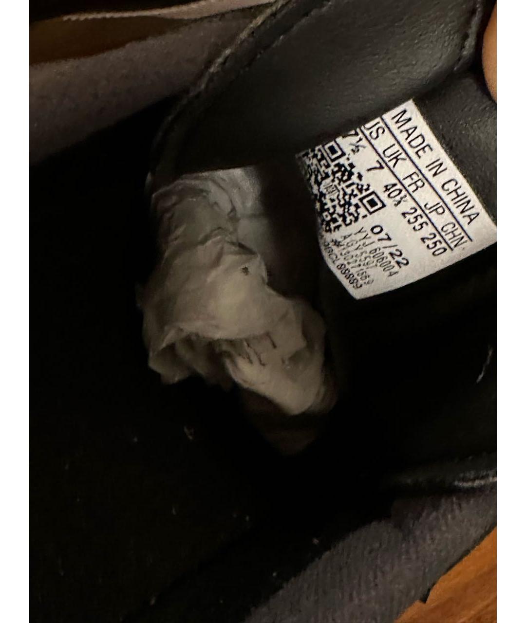 ADIDAS Черные кроссовки из искусственной кожи, фото 5