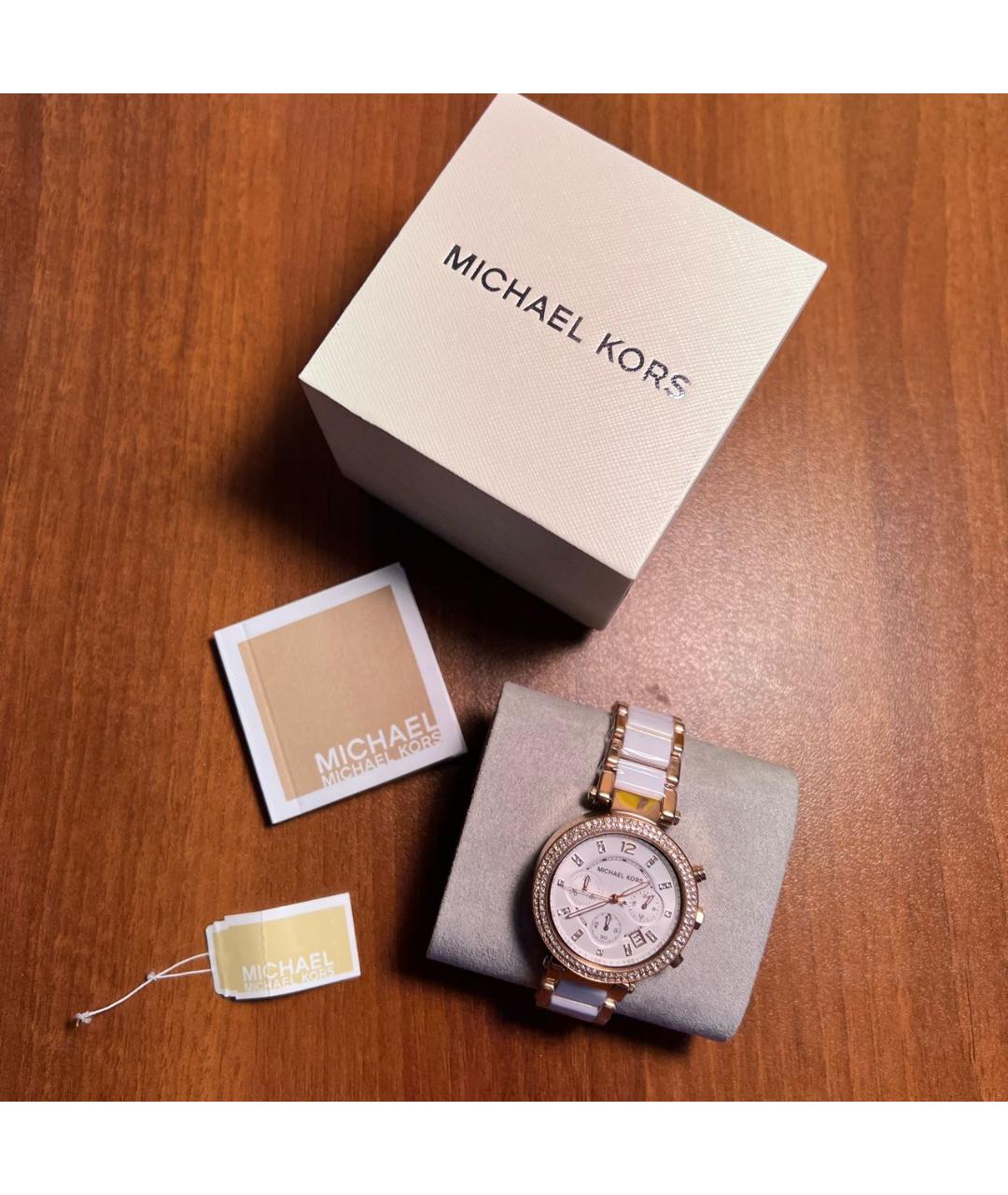 MICHAEL MICHAEL KORS Золотые часы, фото 4