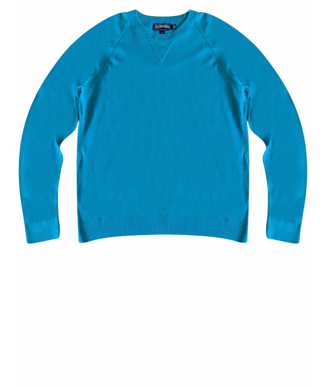 VILEBREQUIN Бирюзовый хлопковый джемпер / свитер, фото 1