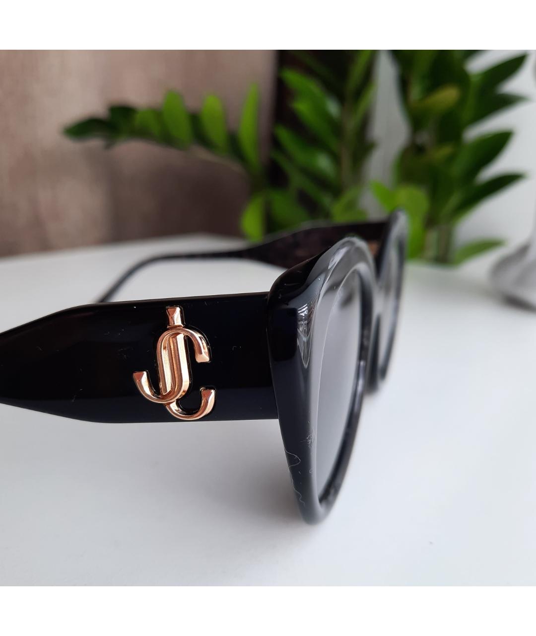 JIMMY CHOO Черные солнцезащитные очки, фото 3