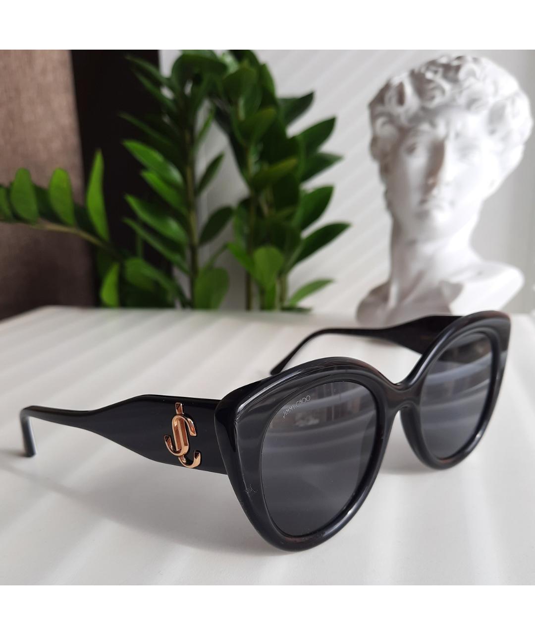 JIMMY CHOO Черные солнцезащитные очки, фото 2