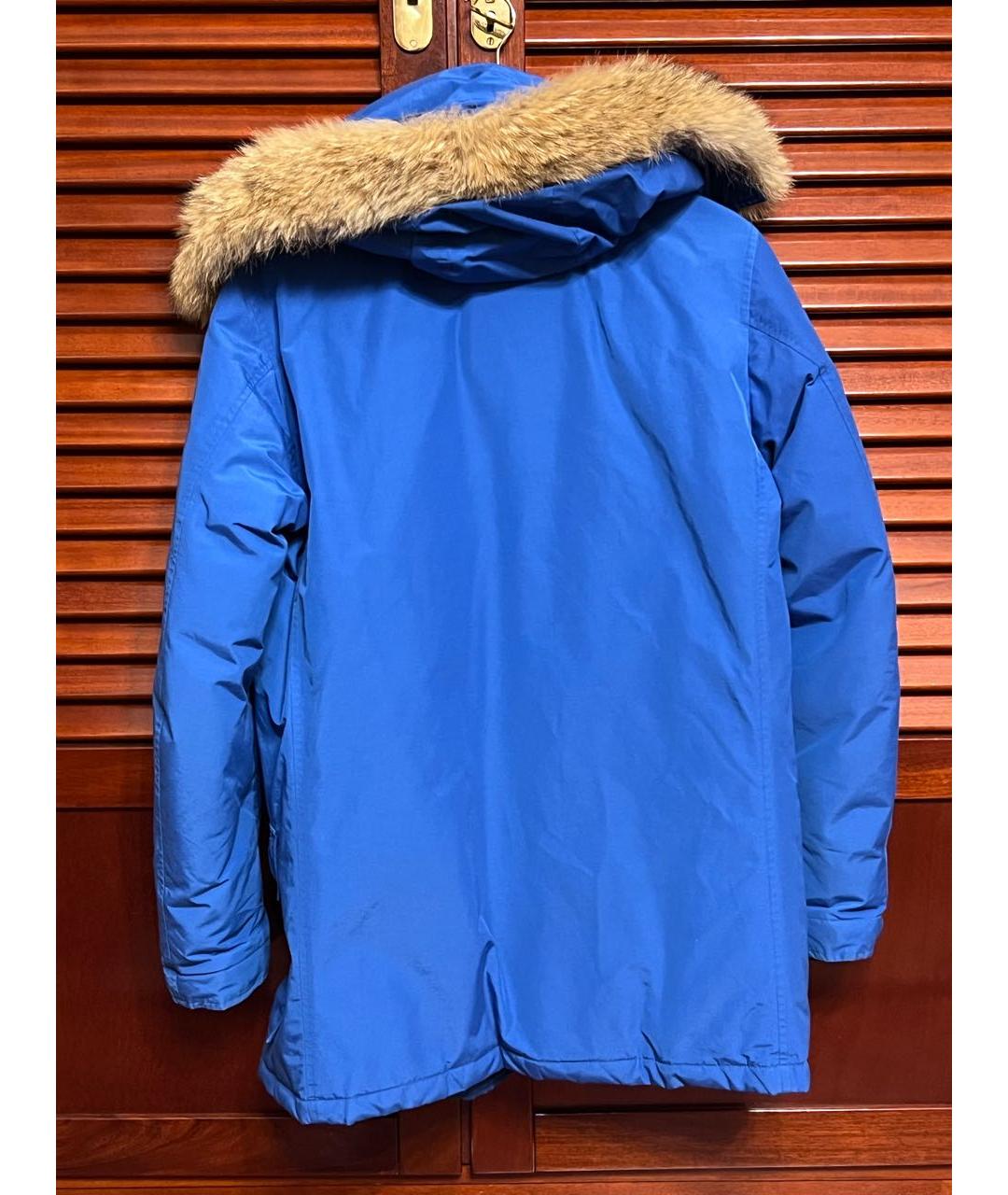 WOOLRICH Синяя синтетическая парка, фото 2