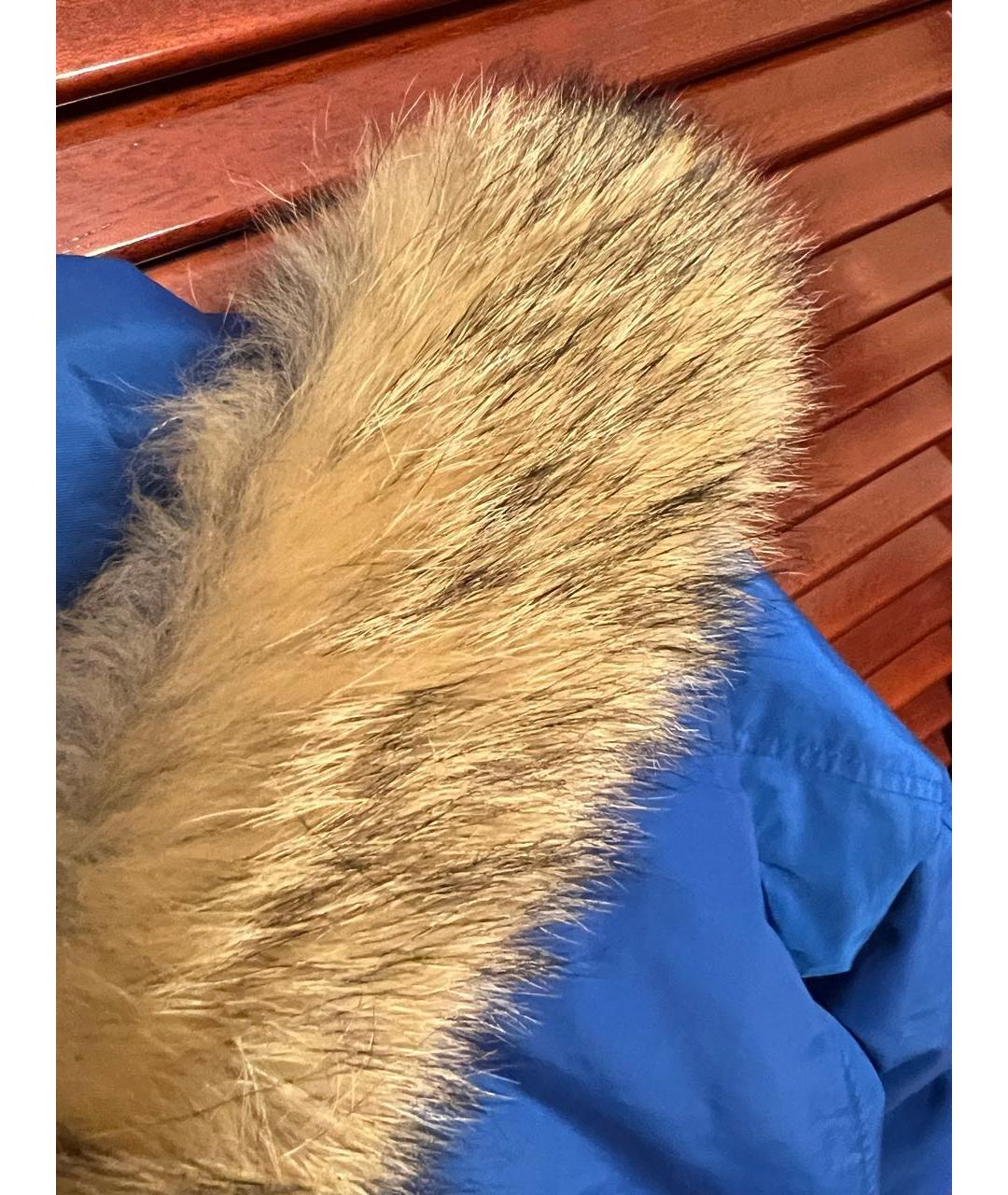 WOOLRICH Синяя синтетическая парка, фото 4