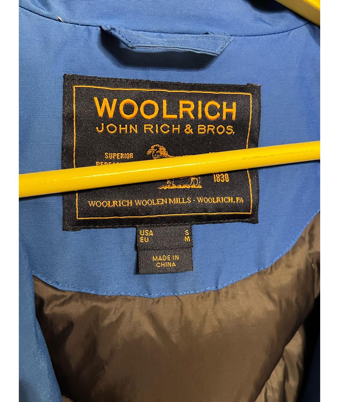 WOOLRICH Синяя синтетическая парка, фото 3