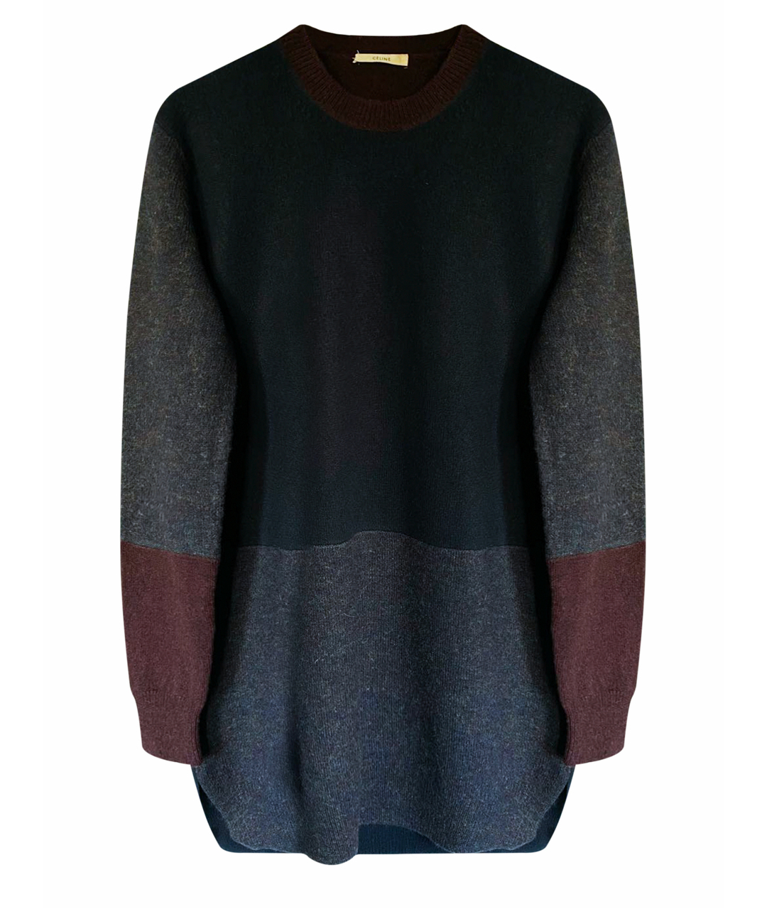 CELINE PRE-OWNED Синий шерстяной джемпер / свитер, фото 1