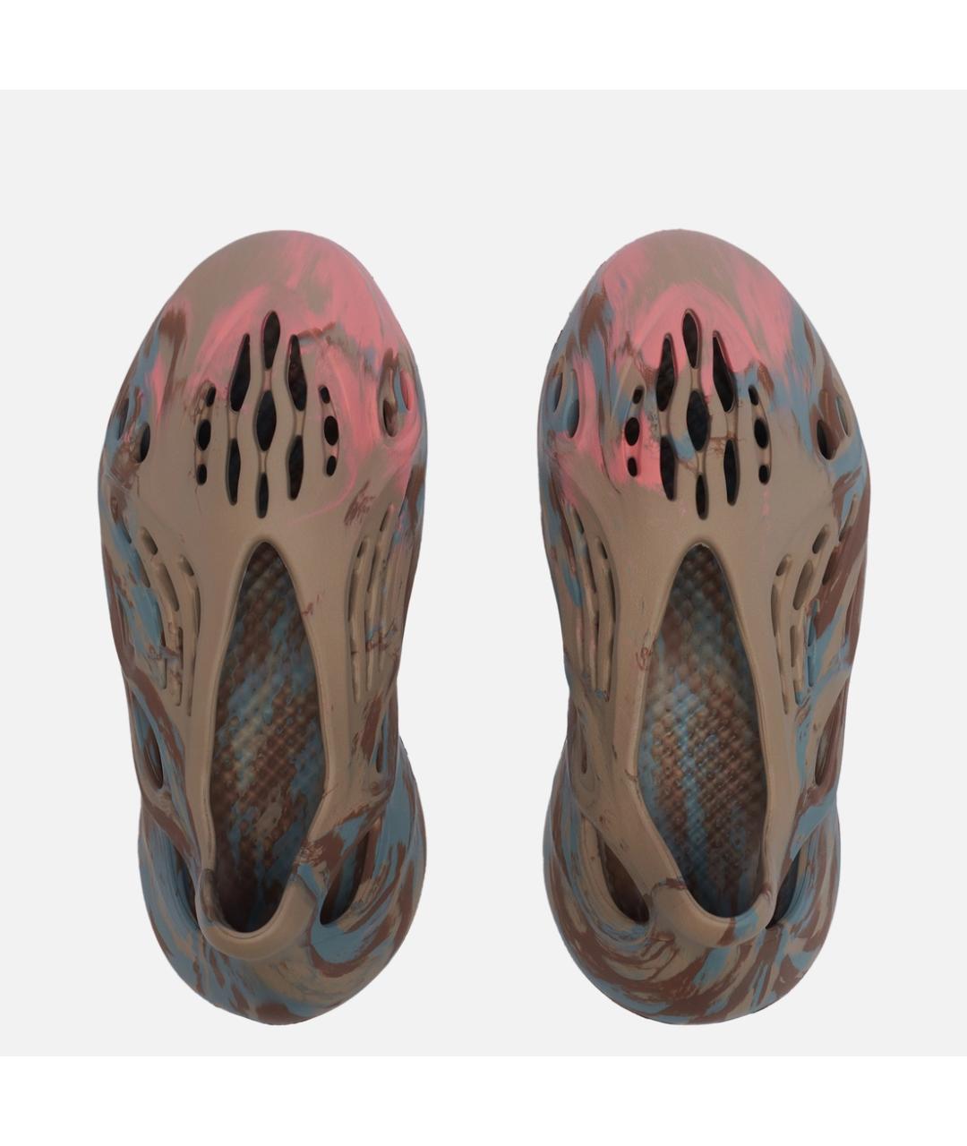 ADIDAS YEEZY Мульти резиновые сандалии, фото 3