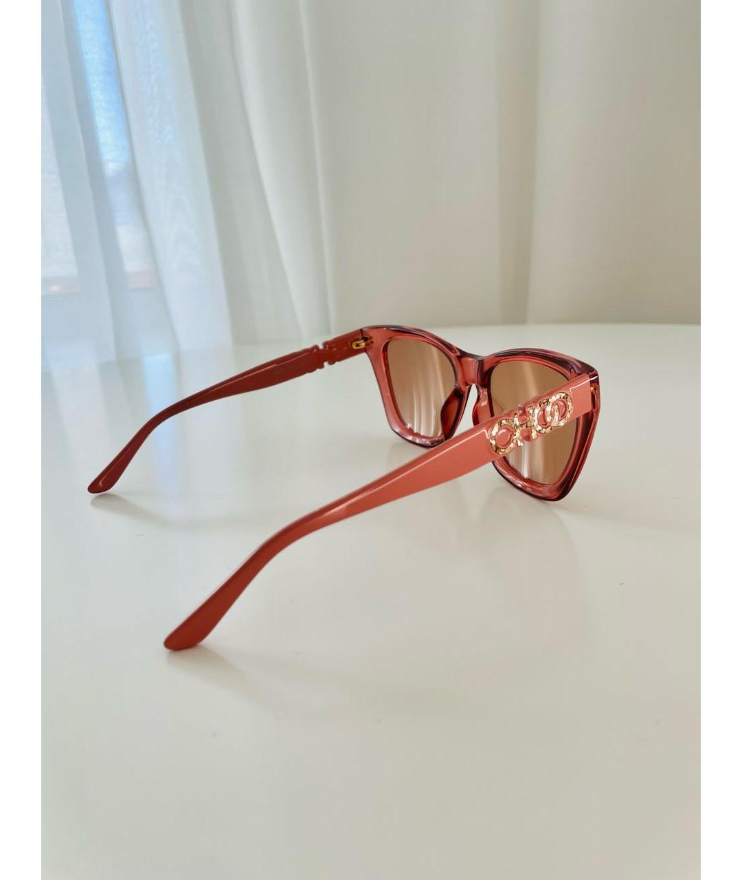 JIMMY CHOO Коралловые пластиковые солнцезащитные очки, фото 4