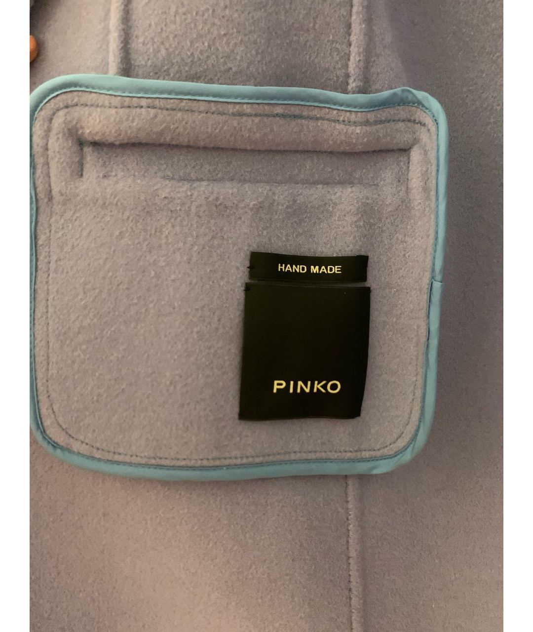 PINKO Фиолетовое шерстяное пальто, фото 3