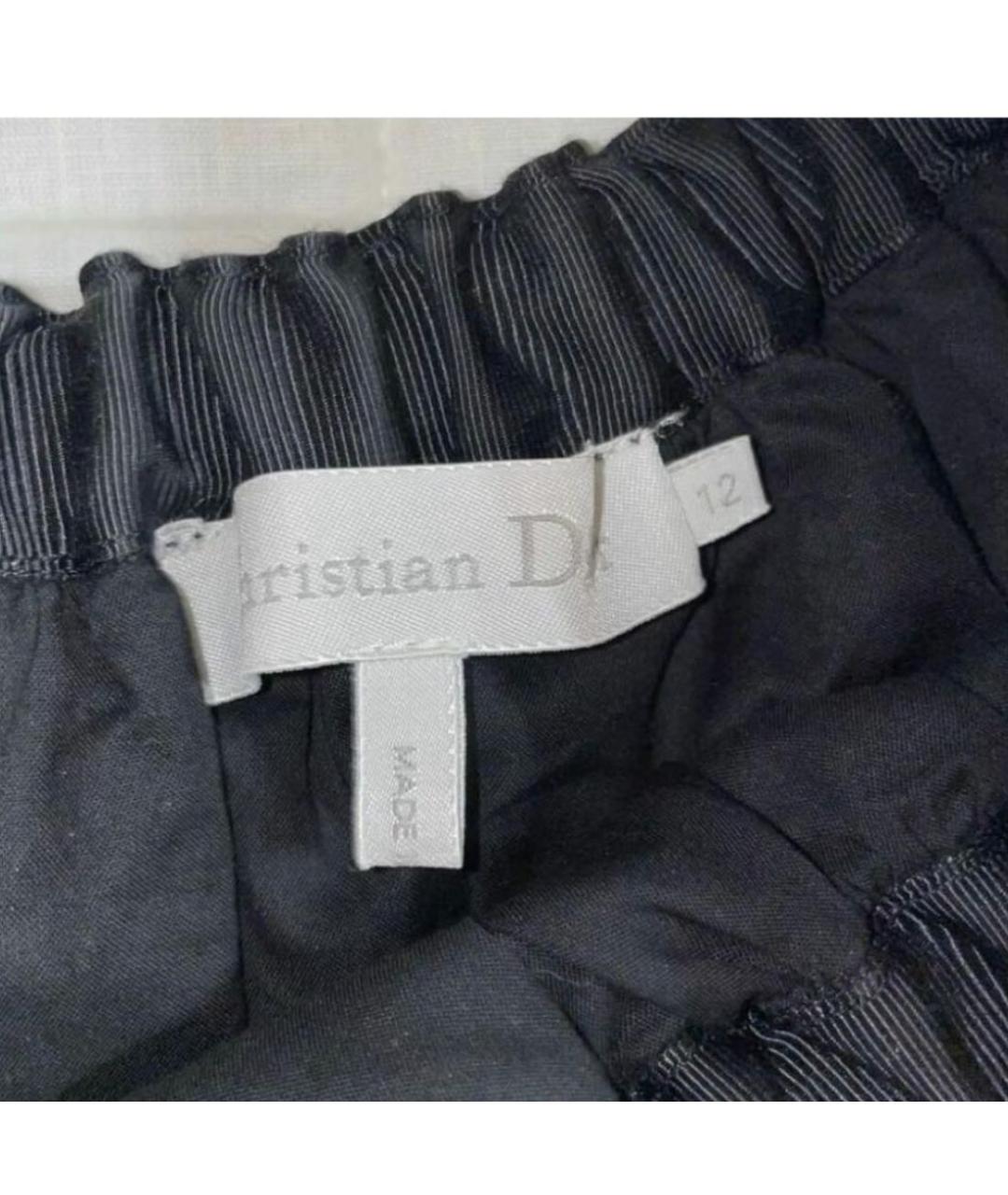 CHRISTIAN DIOR Черная юбка, фото 4