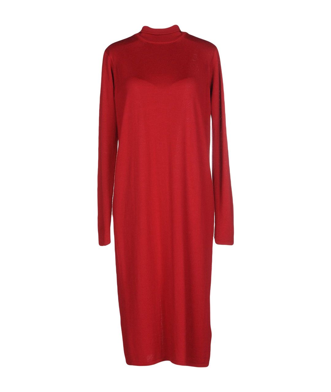 MM6 MAISON MARGIELA Красное шерстяное повседневное платье, фото 3