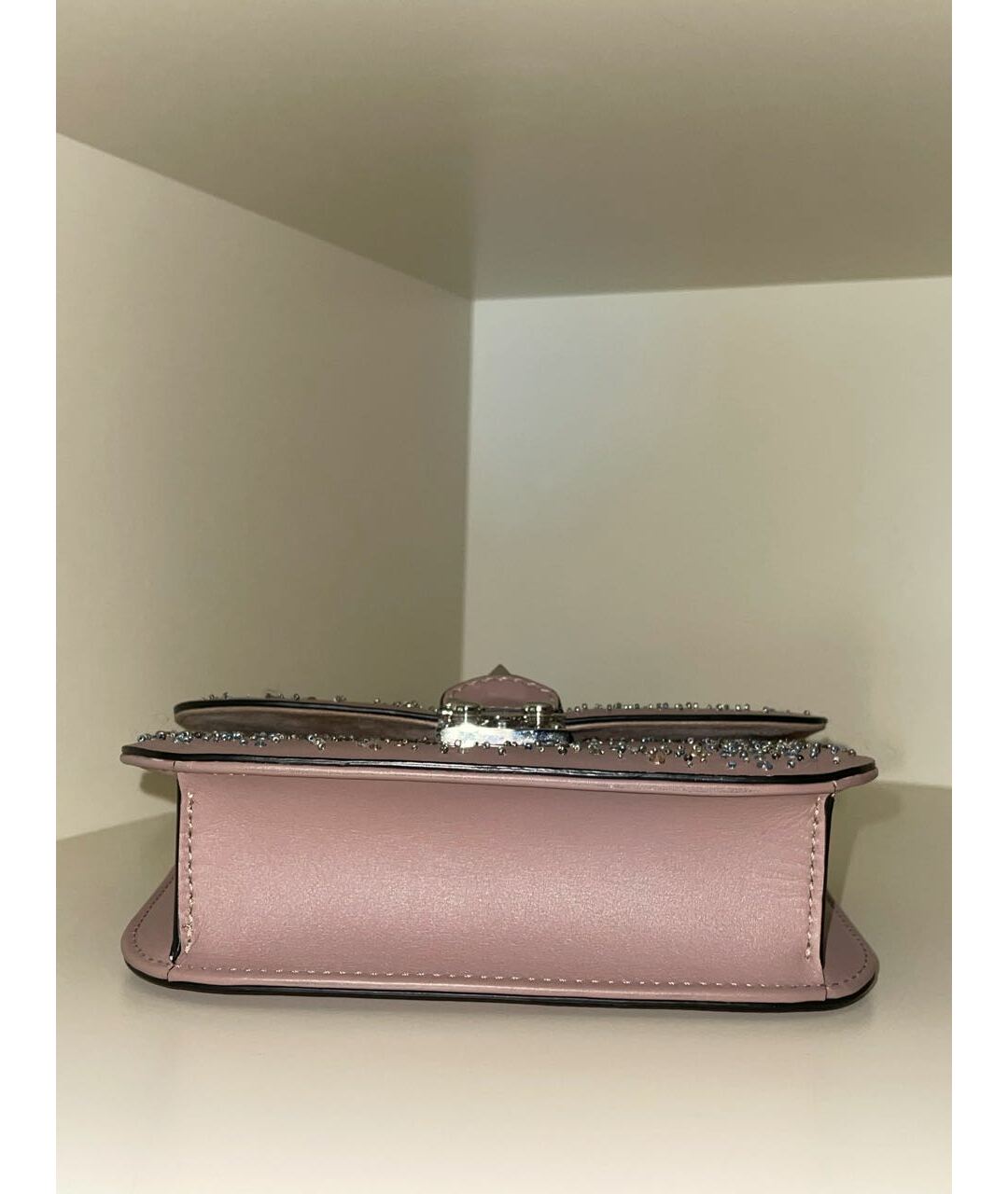 VALENTINO GARAVANI Розовая кожаная сумка тоут, фото 6