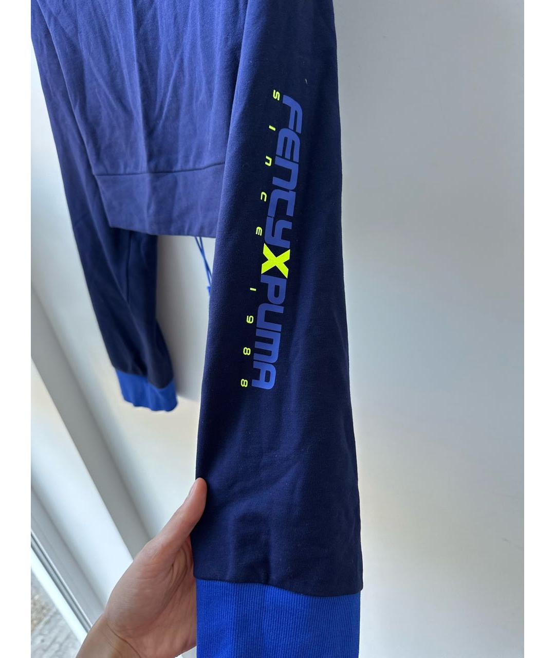FENTY X PUMA Синий хлопковый костюм с брюками, фото 3