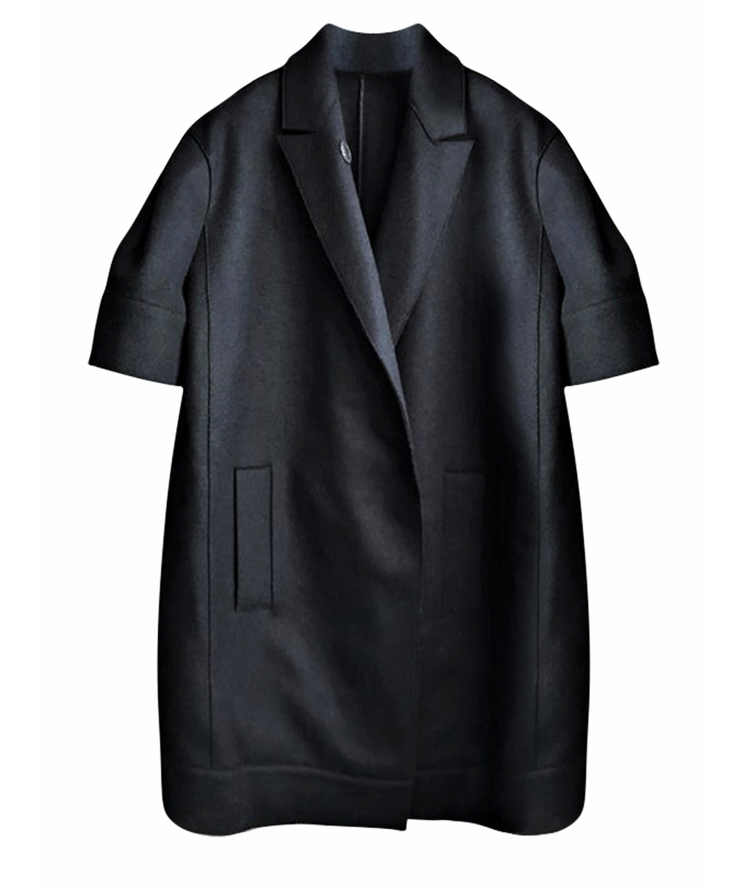 IRFE Черное шерстяное пальто, фото 1