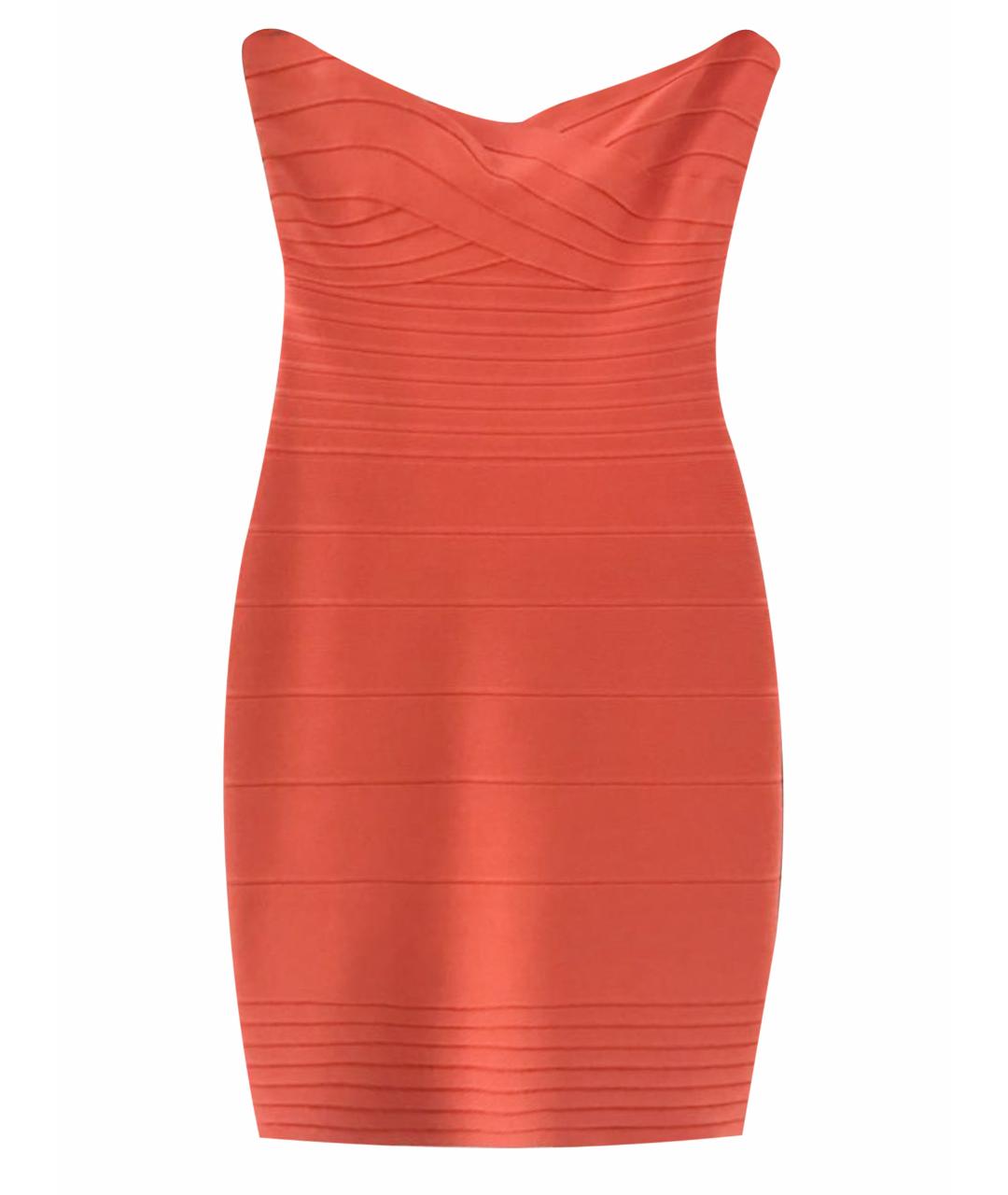 HERVE LEGER Красное вечернее платье, фото 1