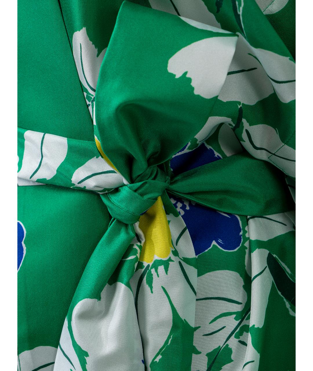 P.A.R.O.S.H. Зеленая шелковая блузы, фото 3