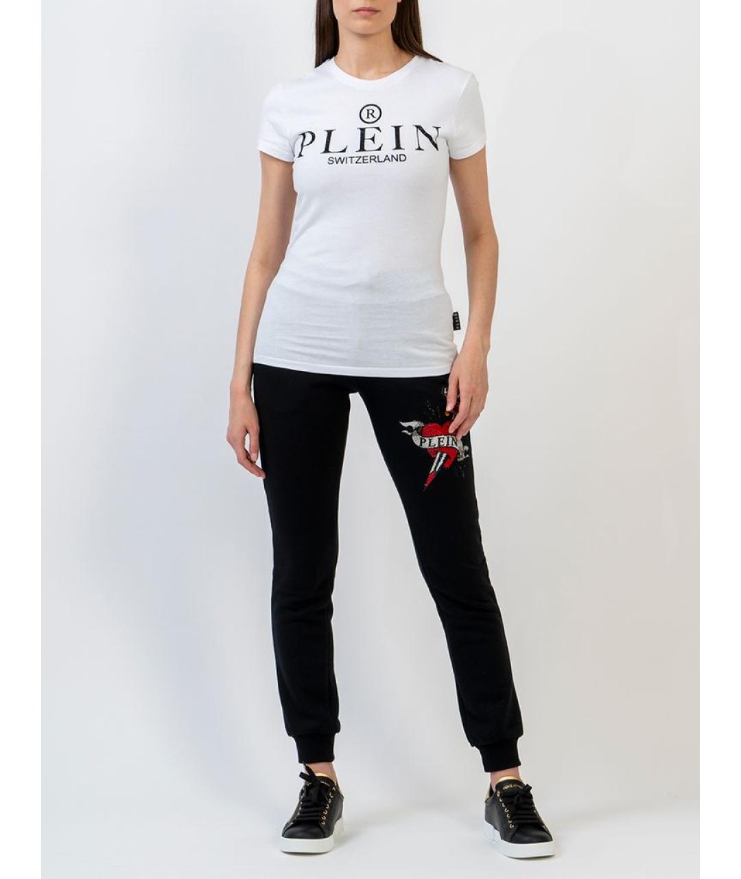 PHILIPP PLEIN Белая хлопковая футболка, фото 5