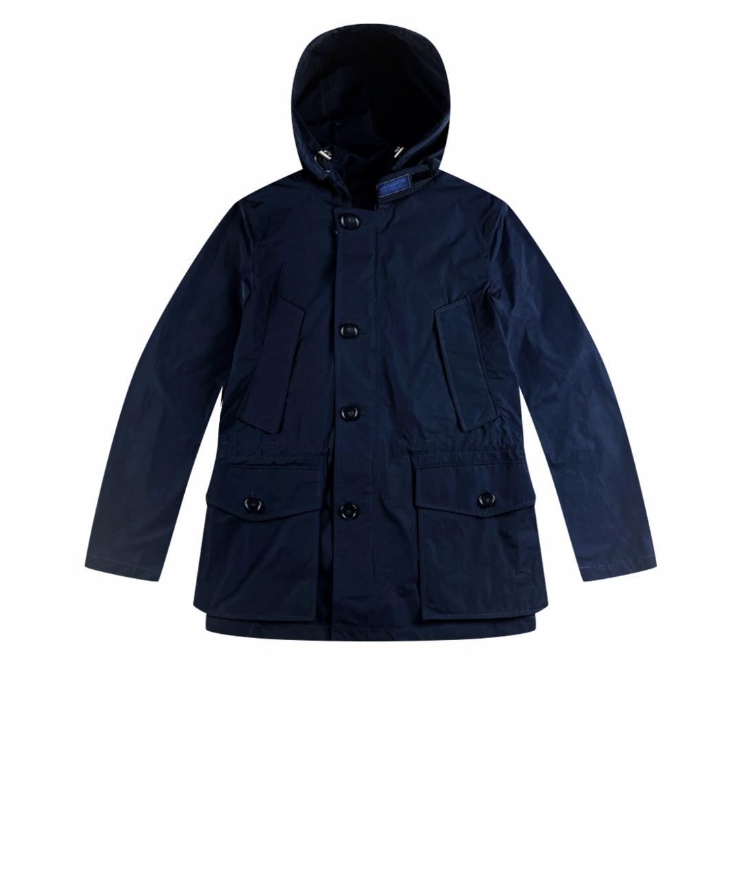 WOOLRICH Темно-синяя полиэстеровая куртка, фото 1